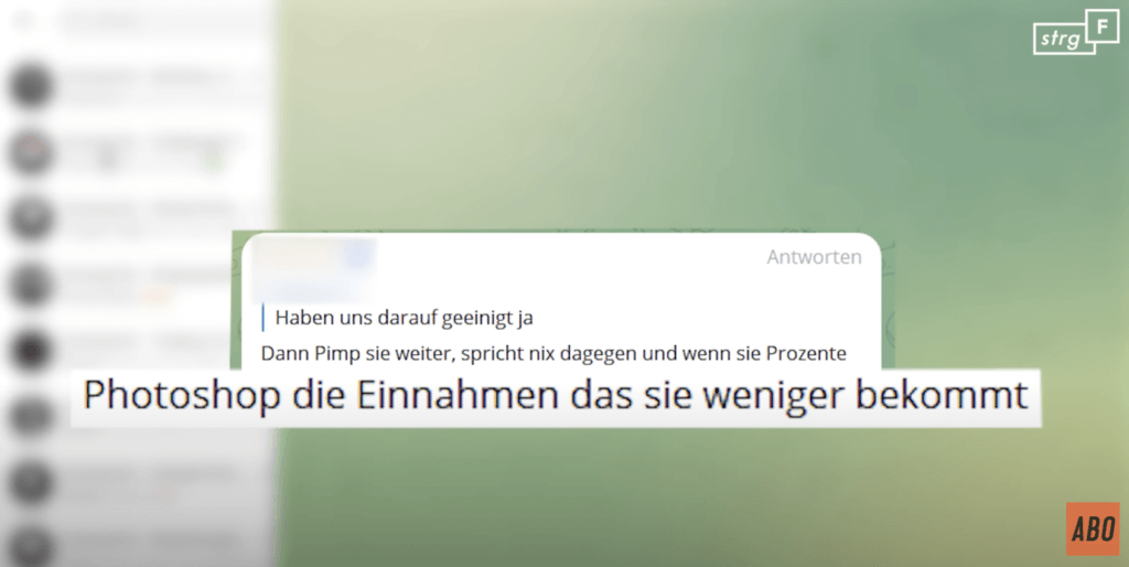 gefälschte Einnahmen