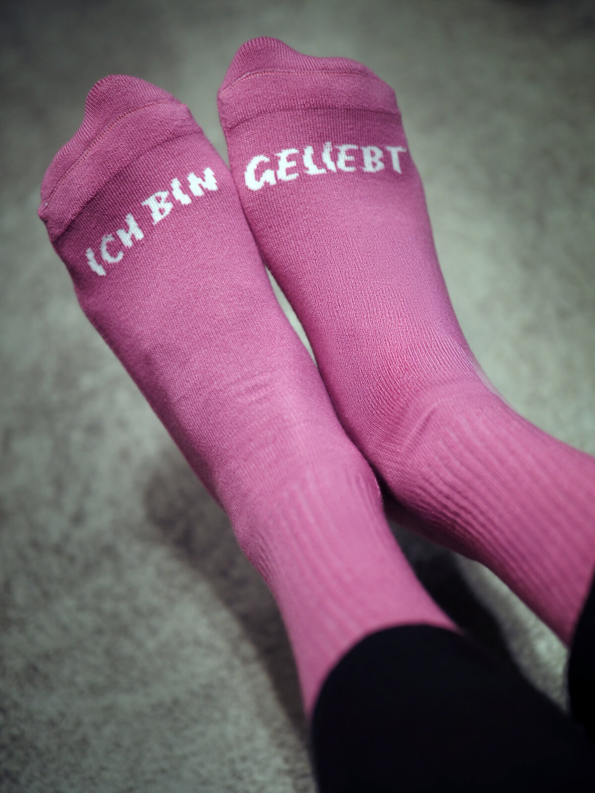 "Ich bin geliebt" Socken
